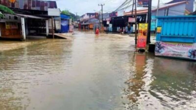 Banjir Lagi, Jalan Nipa-nipa Makassar Tak Bisa Dilewati