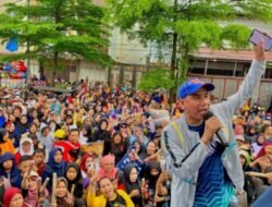 Walau Hujan, Ribuan Masyarakat Ramaikan Jalan Sehat Anak Rakyat di Kecamatan Tamalate