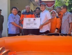 Kunker di Manggala, Ashabul Kahfi Salurkan Bantuan Sigap Bencana ke Masyarakat