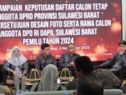 KPU Sulbar Tetapkan DCT Pada Pemilu 2024