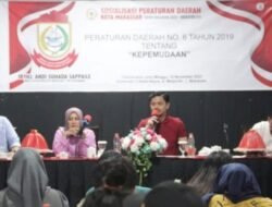 Andi Suhada Sappaile Sosialisasi Perda Kepemudaan, Pahamkan Soal Peran