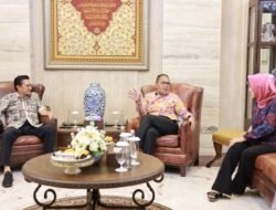 Danny Pomanto Sambut Silaturahmi Wakil Ketua MPR RI Fadel Muhammad di Makassar