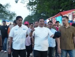 PJ Sekda Dampingi PJ Gubernur Tinjau Lahan Lokasi Pembangunan Stadion di Gor Sudiang