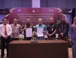 Kajati Sulsel Bersama KPU Tanda Tangani Kerjasama Sinergi Kolaborasi Menciptakan Pemilu yang Berkualitas dan Bermartabat