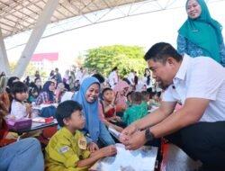 Pj Gubernur Sulsel dan Pjs Wali Kota Makassar Ajak Ibu dan Anak Gemar Konsumsi Telur Cegah Stunting