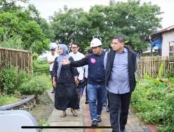 Kepala Bappeda, Kadis PU, BPKAD dan Camat Biringkanaya Dampingi Appi Tinjau Situs Proyek RISE di Untia