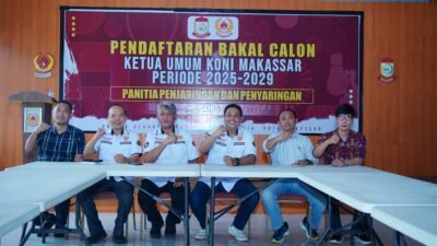 Pendaftaran ditutup, Dua Kandidat Ketua KONI Telah Kembalikan Formulir