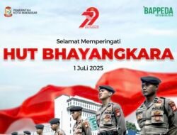 BAPPEDA Kota Makassar Ucapkan Selamat HUT Bhayangkara ke-79: Dukung Kinerja Polri Dalam Mewujudkan Keamanan di Kota Makassar
