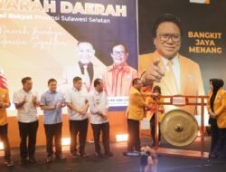 Munafri Dampingi OSO di Musda Hanura Sulsel, Harap Beri Kontribusi Nyata