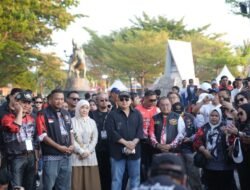 157 Bikers se-Indonesia Finish di Makassar, Munafri-Aliyah Sambut dengan Jamuan Makan Malam