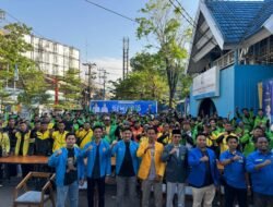 KNPI Makassar Hadirkan Kepedulian untuk Ojol Lewat Ratusan Paket Sembako