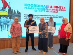 Aliyah Mustika Ilham, Buka Kegiatan Koordinasi dan Bimtek Pejabat Pengelola Kepegawaian se-Kota Makassar di Yogyakarta