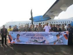 Gubernur Sulsel Luncurkan Penerbangan Perdana Masamba-Makassar